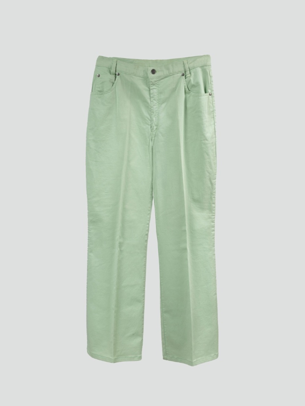 GEIGER Straight Leg Trousers/Pants Cotton Stretch Size EU 44 Made in Austria